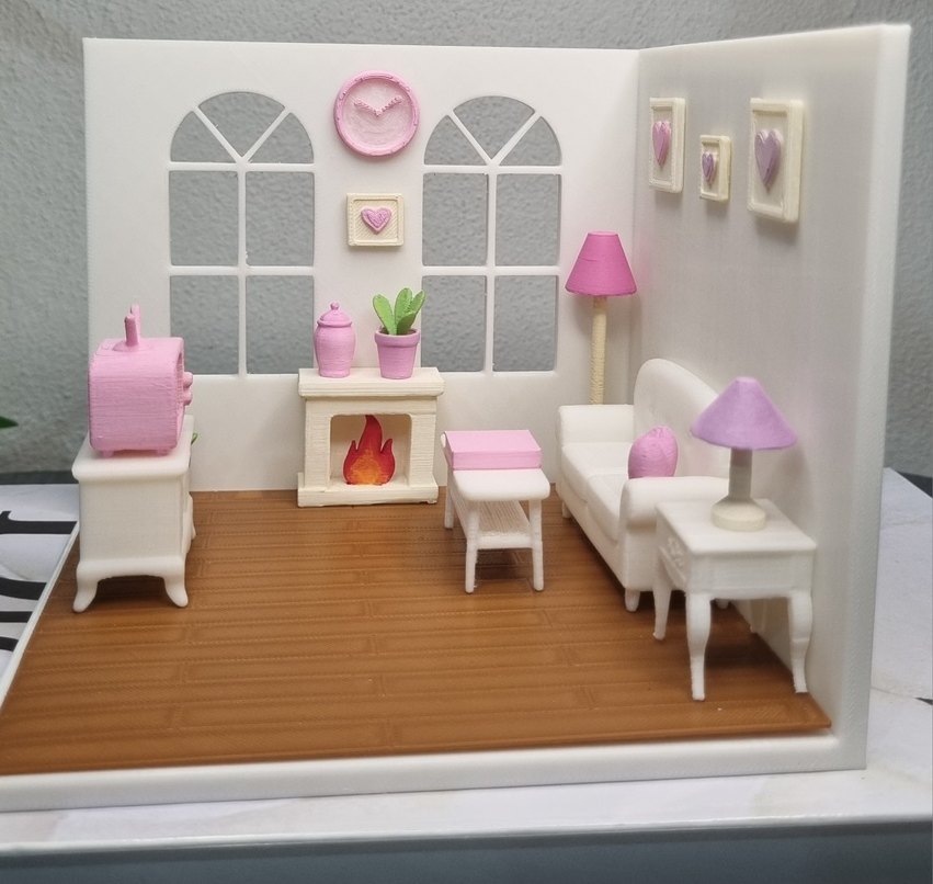 Mini Barbie Oturma Odası Seti - Görsel 2