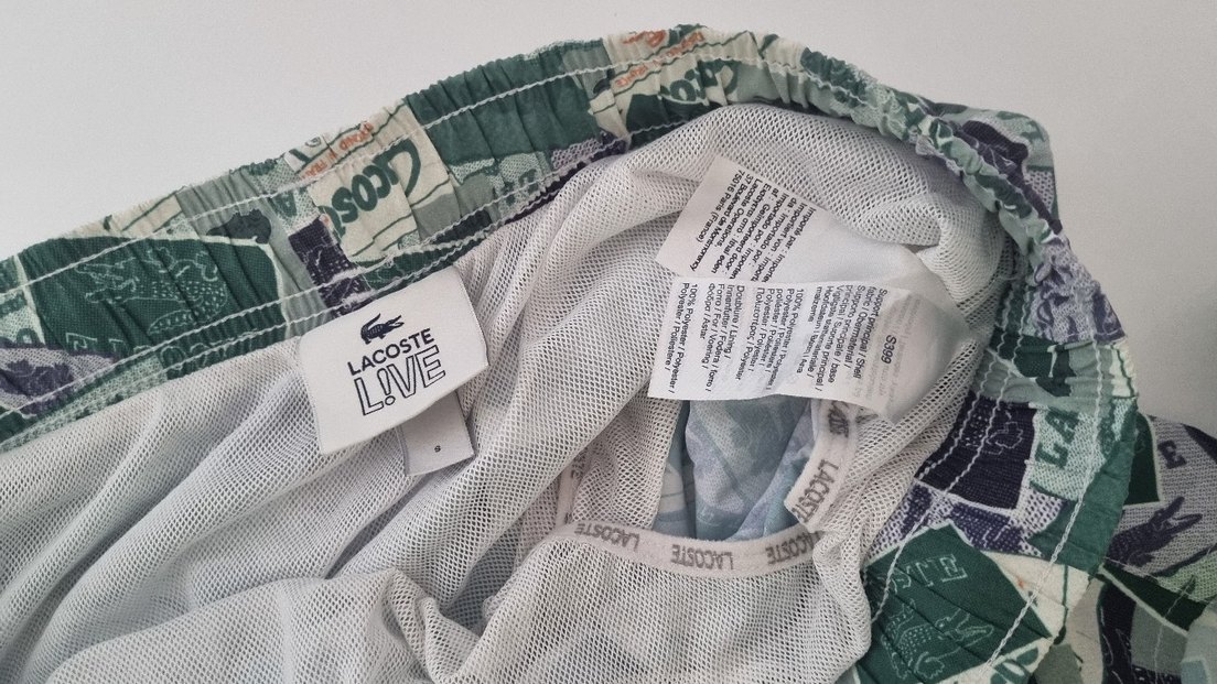 Lacoste Deniz Şortu Orjinal S Beden - Görsel 4