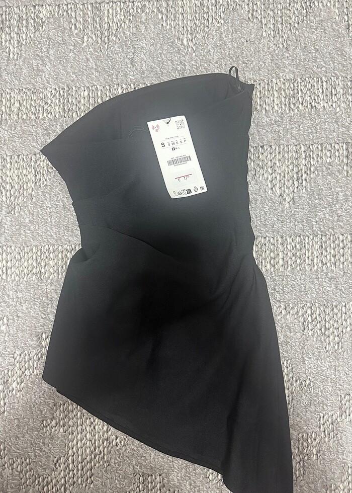 Zara straplez bluz - Görsel 2