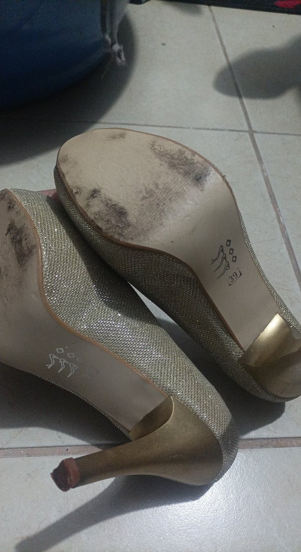 Simli Gri Yılan Desenli Yüksek Topuklu Kadın Ayakkabı - Görsel 3