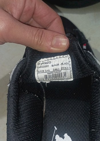 Siyah Bağcıklı Stiletto Topuklu Kadın Spor Ayakkabı - Görsel 4