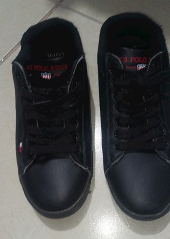 Siyah Bağcıklı Stiletto Topuklu Kadın Spor Ayakkabı - Görsel 5