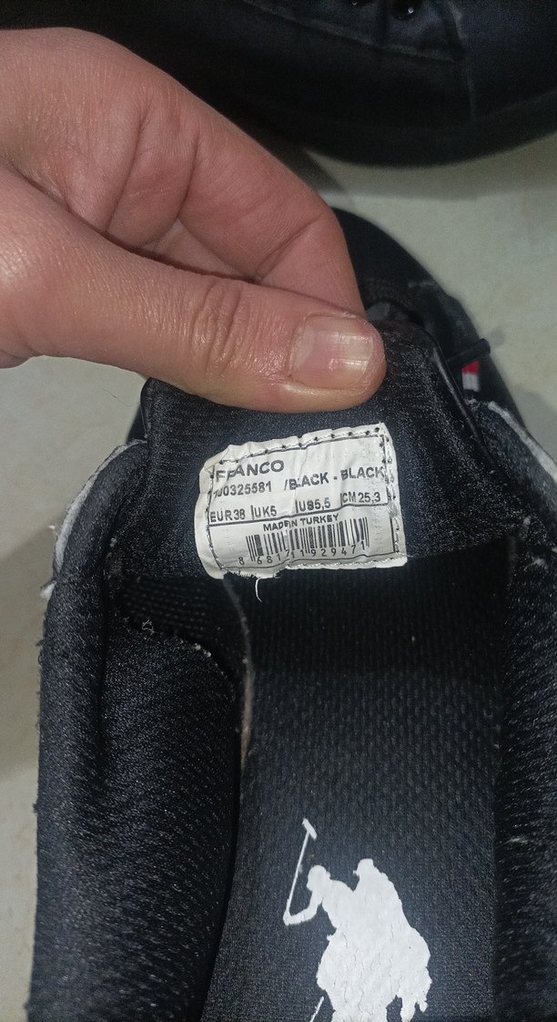 Siyah Bağcıklı Stiletto Topuklu Kadın Spor Ayakkabı - Görsel 4