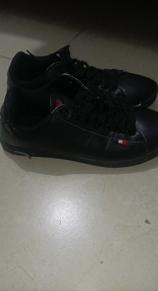 Siyah Bağcıklı Stiletto Topuklu Kadın Spor Ayakkabı - Görsel 2