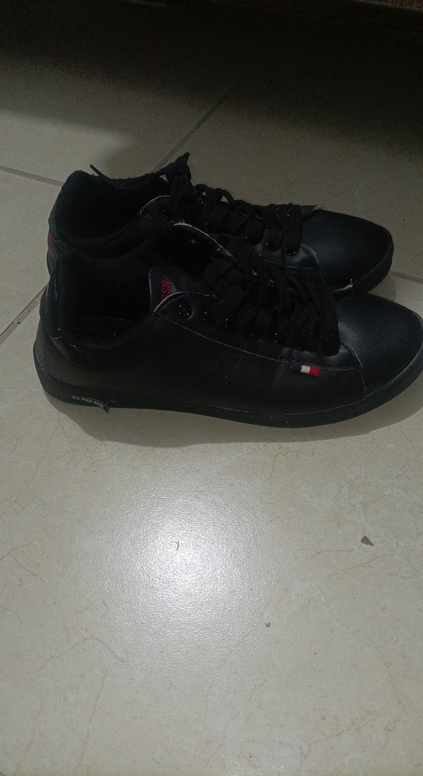 Siyah Bağcıklı Stiletto Topuklu Kadın Spor Ayakkabı - Görsel 3