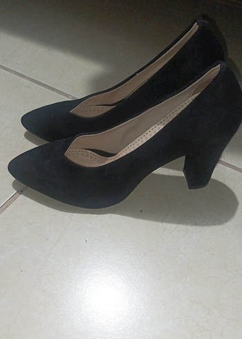 Florin Siyah Stiletto Kadın Ayakkabı - Görsel 2