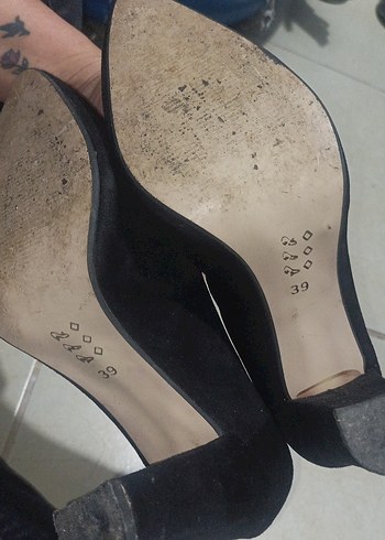 Florin Siyah Stiletto Kadın Ayakkabı - Görsel 3