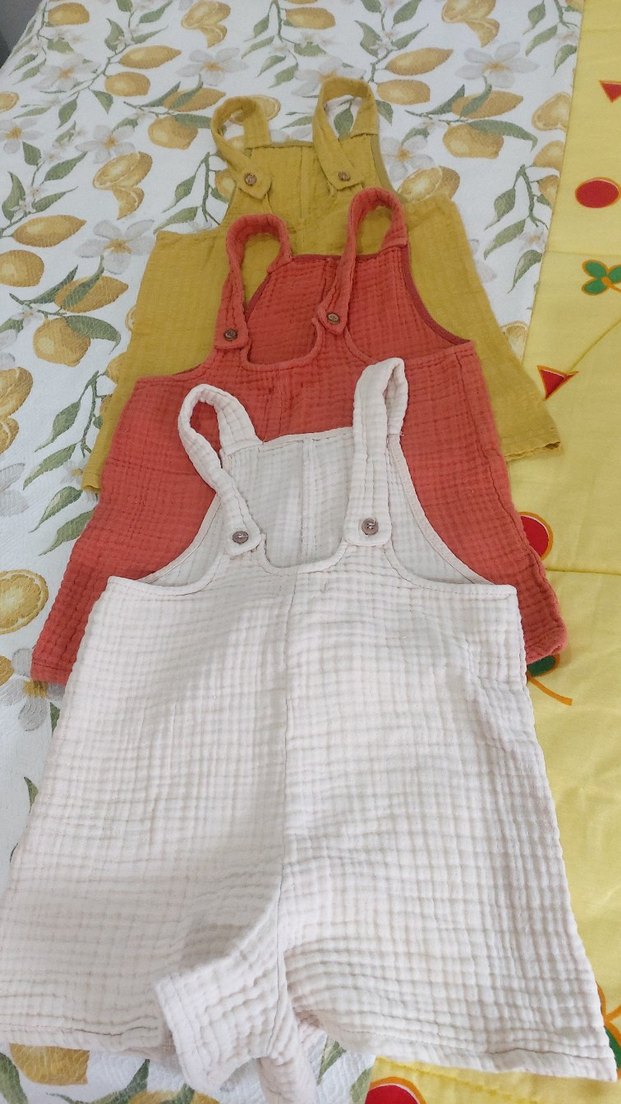 Pastel Renkli Örgü Bebek Kız Tulumları fıyat sorun - Görsel 5