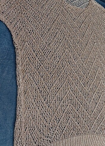 Yeni gibi L beden simli - Görsel 3