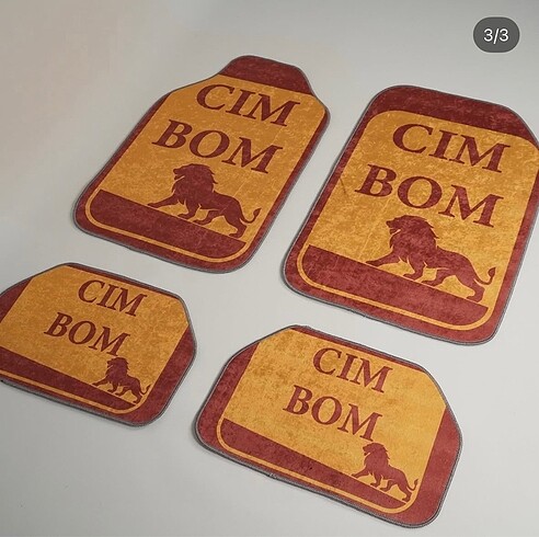 Cimbom 4?lü araba paspas takımı