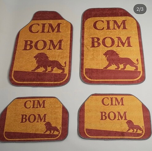Galatasaray Cimbom 4?lü araba paspas takımı