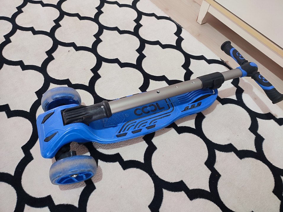 Mavi Çocuk Scooterı - Görsel 4