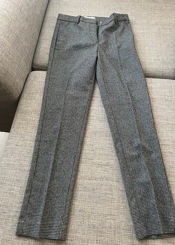 Gri Kumaş Kadın Pantolon