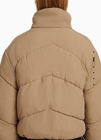 s Beden camel Renk Bershka mont