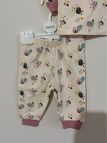 6 Ay Beden Pijama takımı