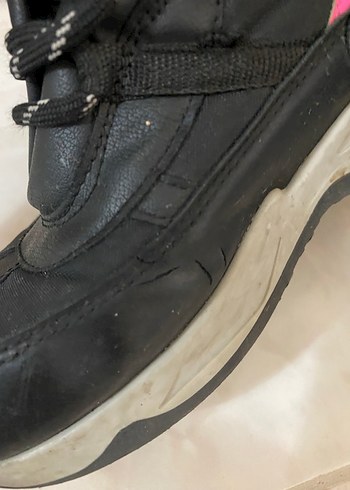 Kız Çocuk Pembe Siyah Punk Botlar - Görsel 10