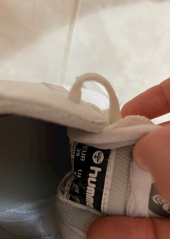 39 Beden beyaz Renk Beyaz Hummel Bağcıklı Spor Ayakkabı