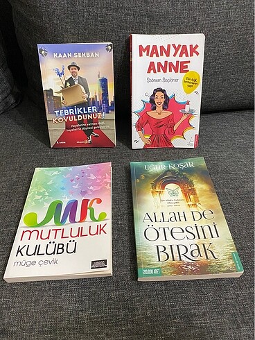 4 adet kitap