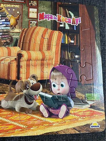  Beden Maşa işe koca ayı 36 parça puzzle