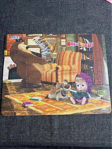 Maşa işe koca ayı 36 parça puzzle