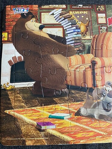  Beden Renk Maşa işe koca ayı 36 parça puzzle