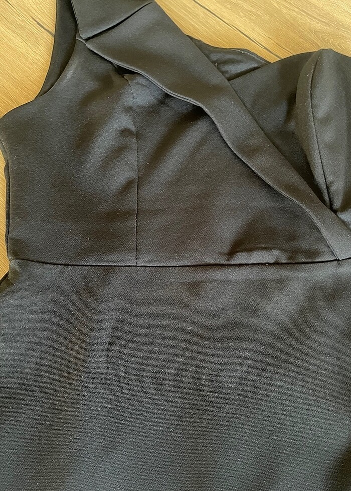 Tek omuz elbise - Görsel 3