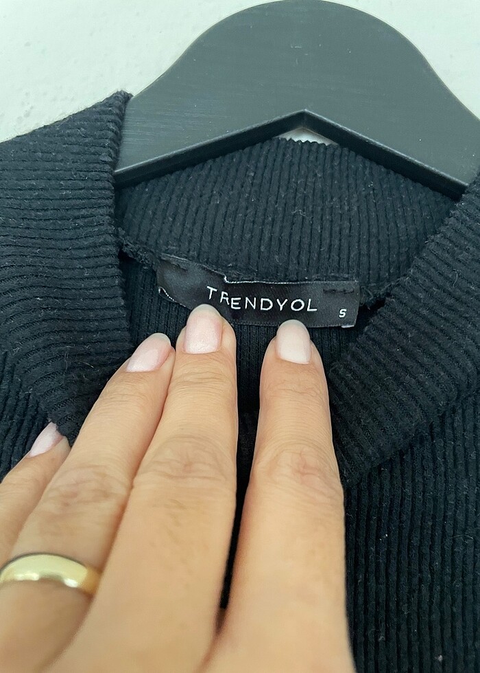 Balıkçı yaka mini elbise - Görsel 2