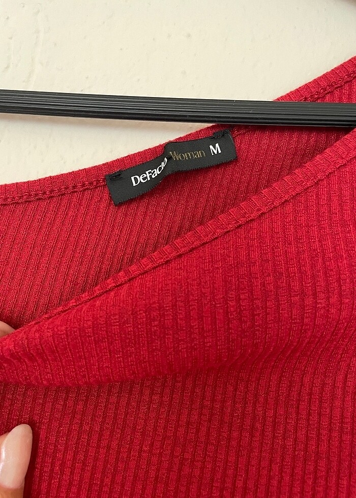 Omuz dekolteli midi elbise - Görsel 2