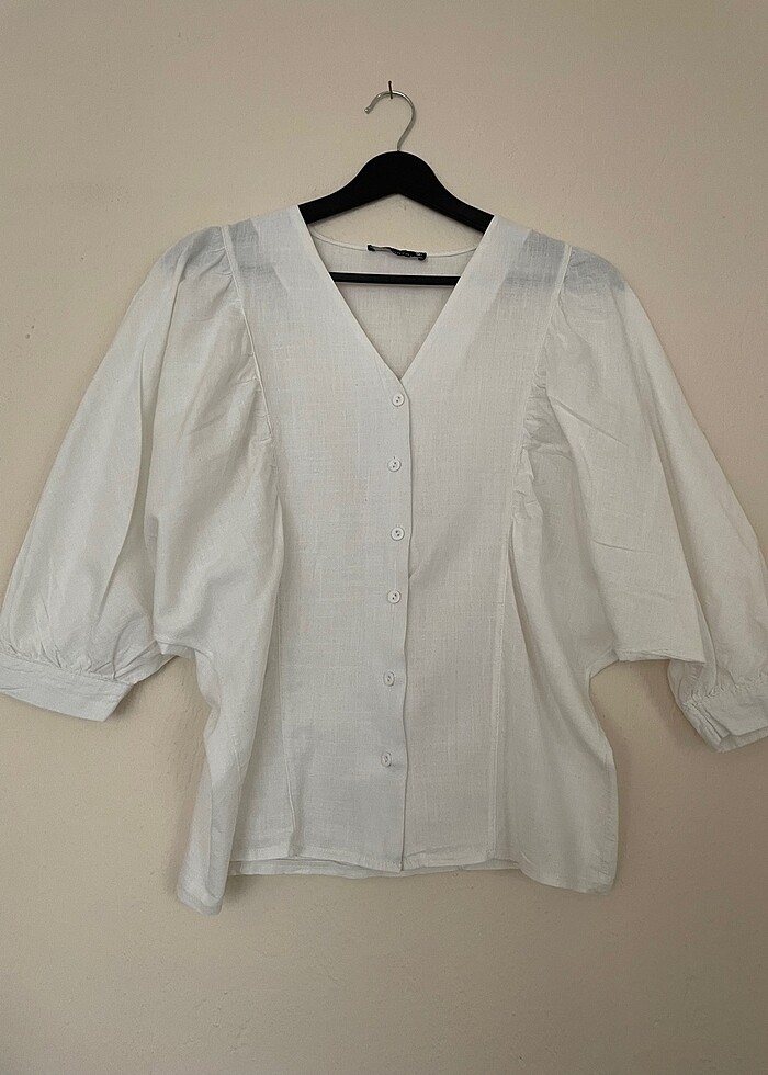 Balon kol gömlek - Görsel 2