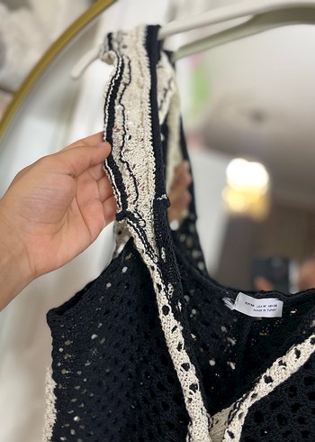 m Beden Zara örme büstiyer