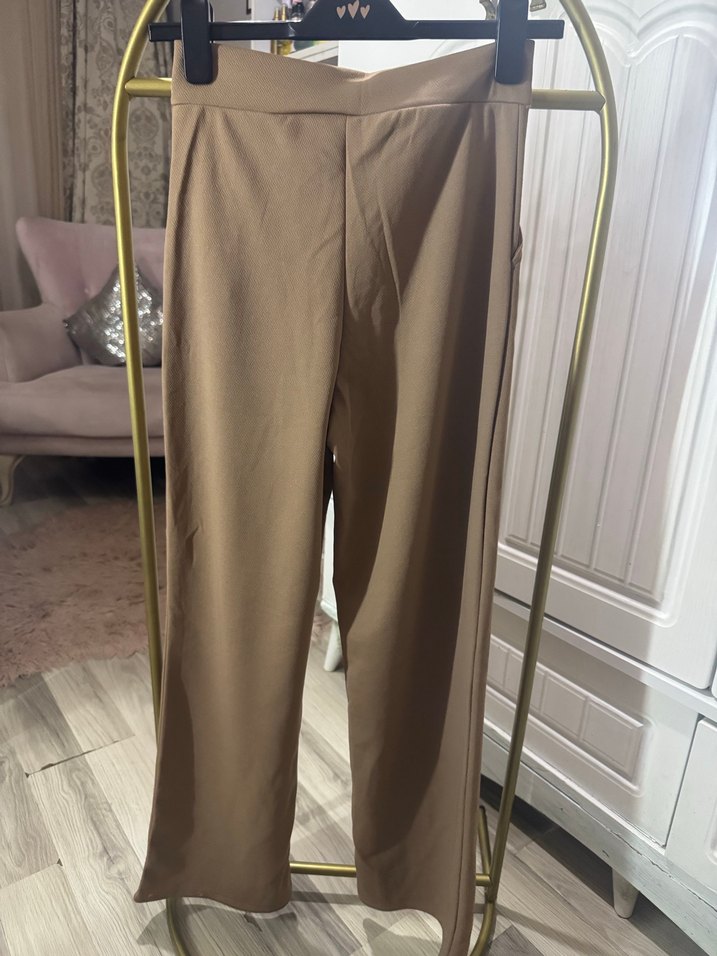 Bej pallazzo s beden esnek - Görsel 2