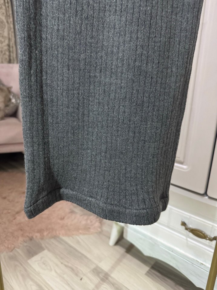 Gri triko takım - Görsel 2