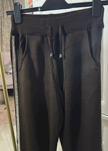 Acı kahve triko pantolon - Görsel 6