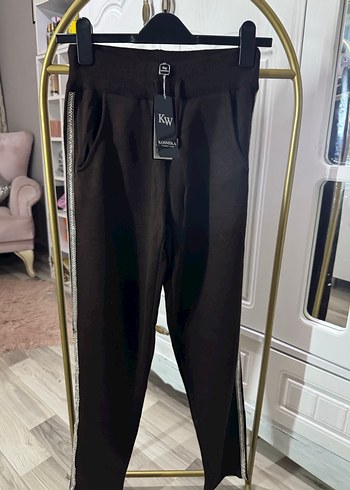 Acı kahve triko pantolon - Görsel 2