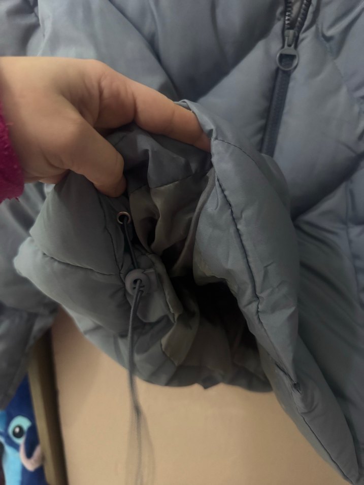 Gri Midi Kadın Kışlık  Mont - Görsel 4