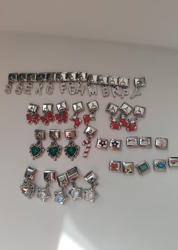 İtalyan çelik Bileklik Charmları - Görsel 2