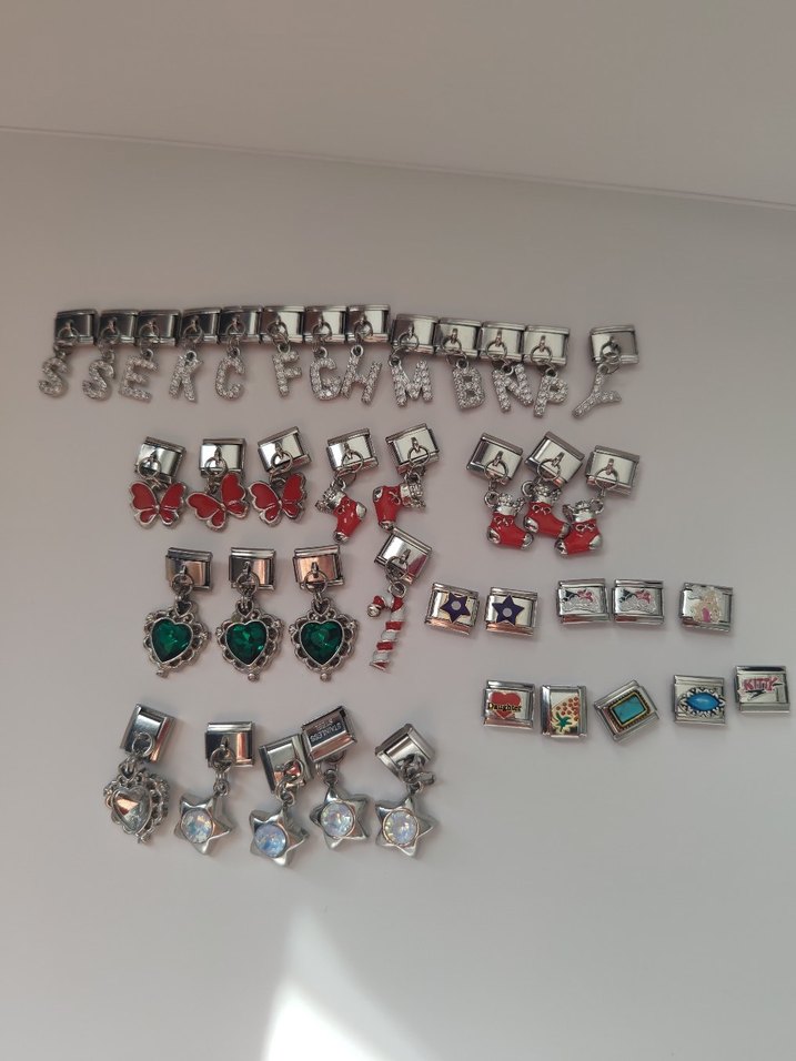 İtalyan çelik Bileklik Charmları - Görsel 2