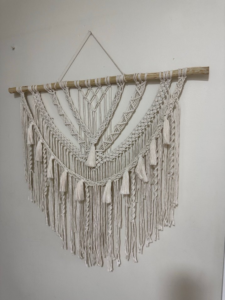 Bohem Makrome Duvar Dekoru - Görsel 2