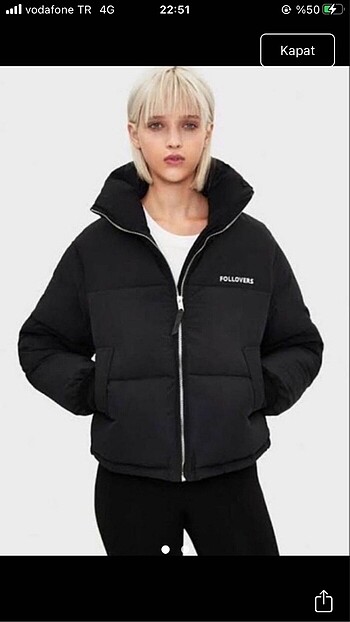 Mont siyah bershka