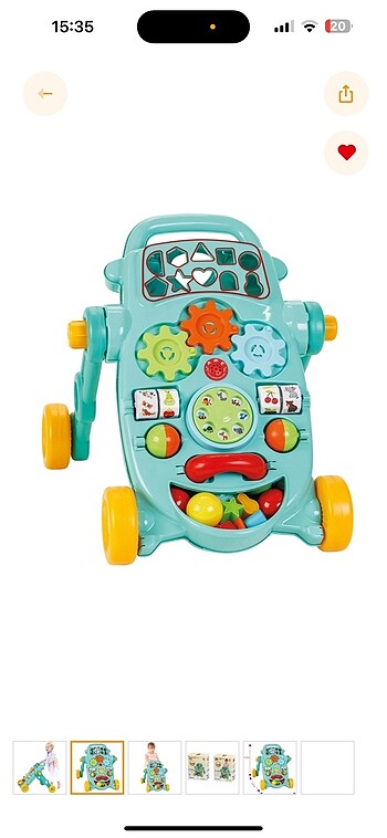 Fisher Price İlk adım yürüteç,araba...