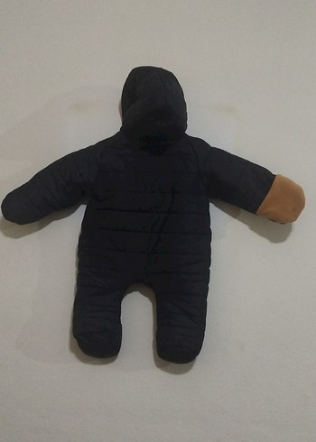 Diğer Kahverengi Nakışlı Bebek Kayak Tulumu