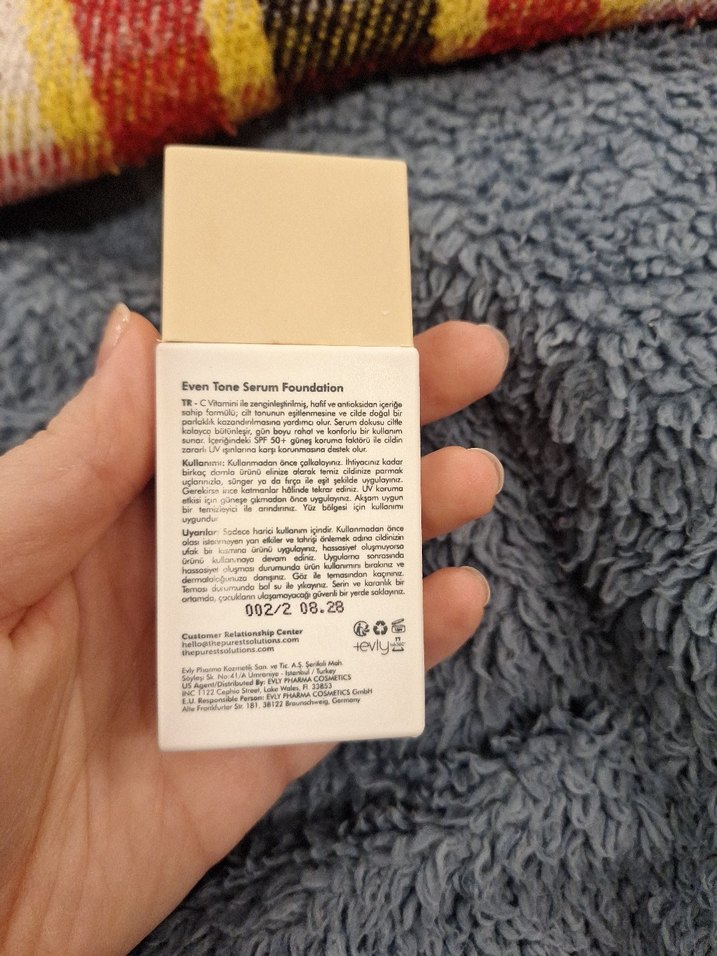 The Purest Solutions Even Tone Serum Foundation Açık Ton - Görsel 2