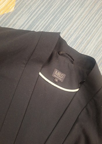 Marks&Spencer Lacivert Blazer S-M - Görsel 2