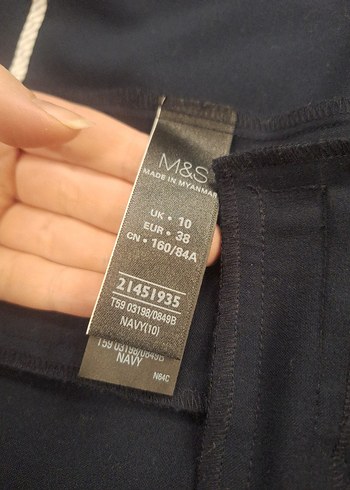 Marks&Spencer Lacivert Blazer S-M - Görsel 3