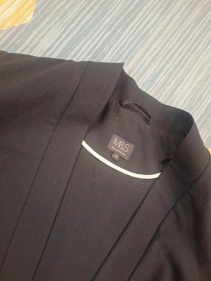 Marks&Spencer Lacivert Blazer S-M - Görsel 2