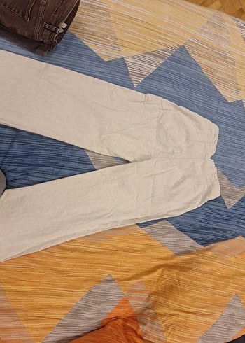 Krem Keten Pantolon 38 Beden - Görsel 2