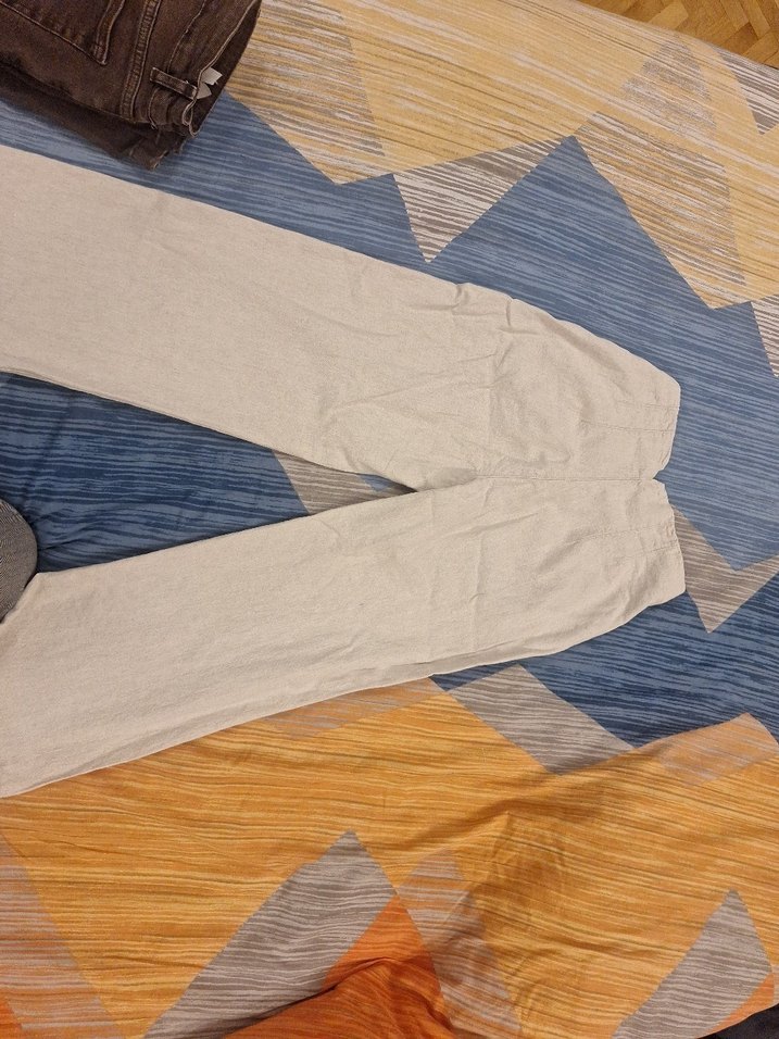 Krem Keten Pantolon 38 Beden - Görsel 2