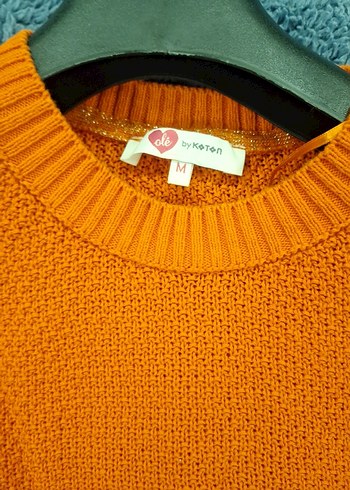 Koton Turuncu İnce Kazak - Görsel 2