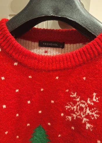 Kırmızı Yılbaşı Kazağı - Görsel 2