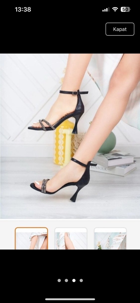 İnce Topuklu Ayakkabı - Görsel 3